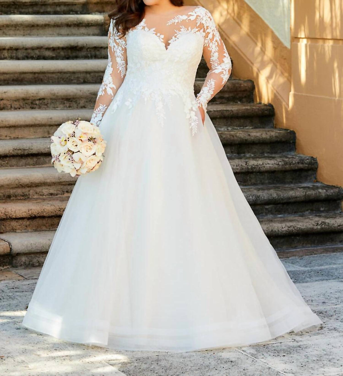 Classing A Line Wedding Gown