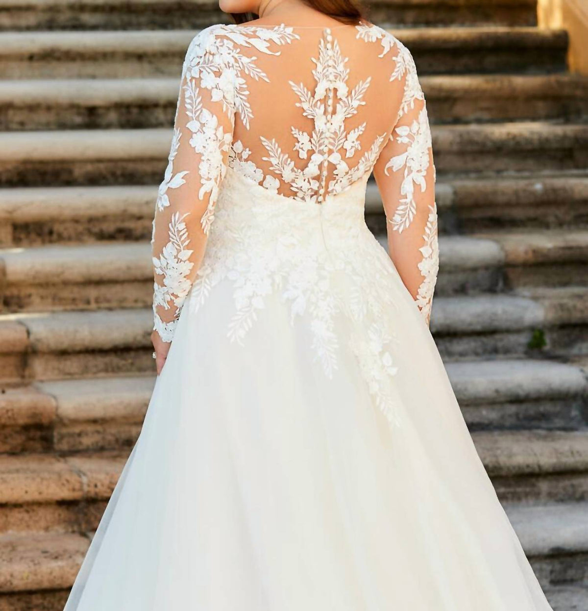 Classing A Line Wedding Gown