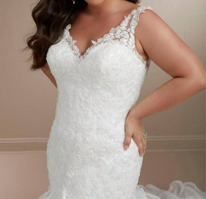 Glitzy Lace Wedding Gown