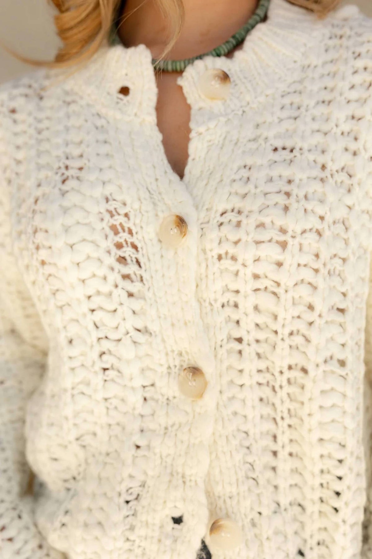 Aria Cable Knit Cardigan