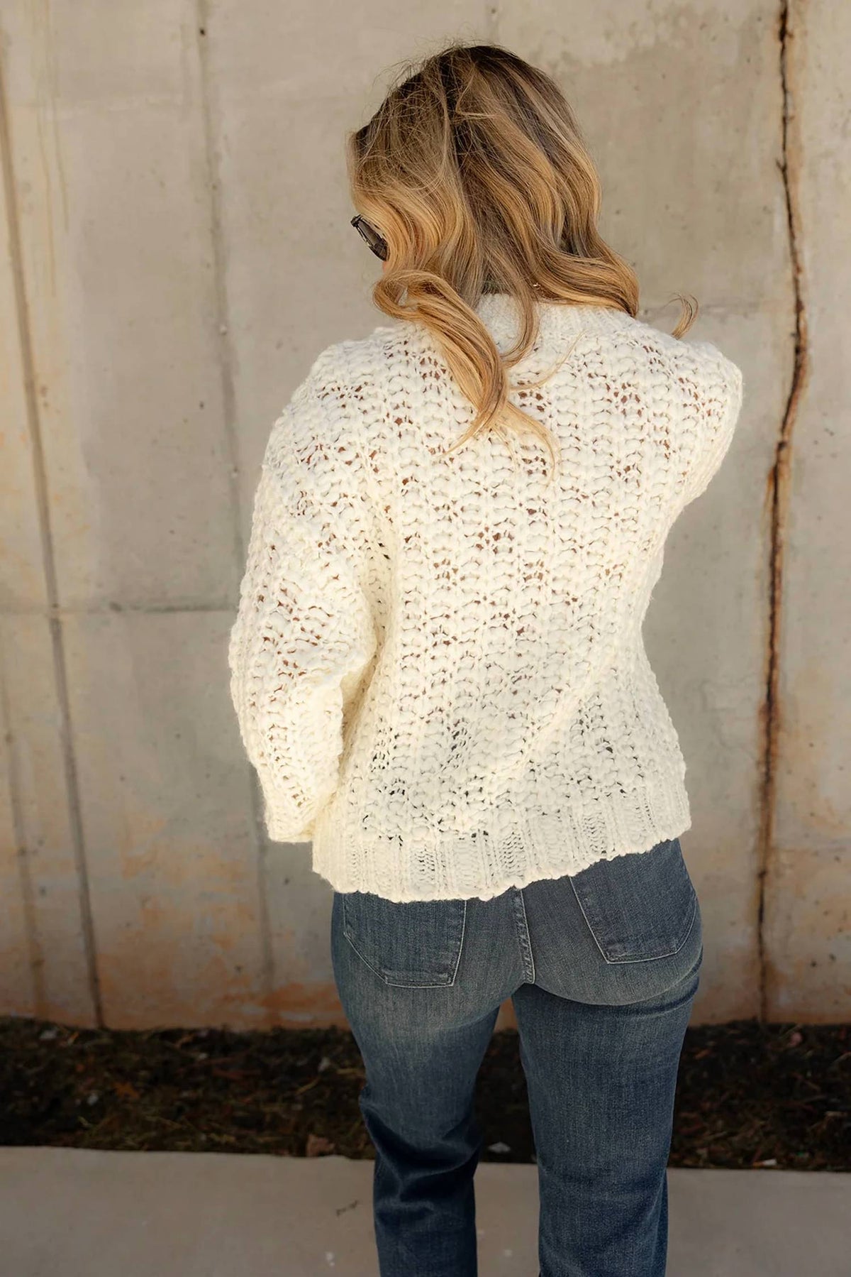 Aria Cable Knit Cardigan