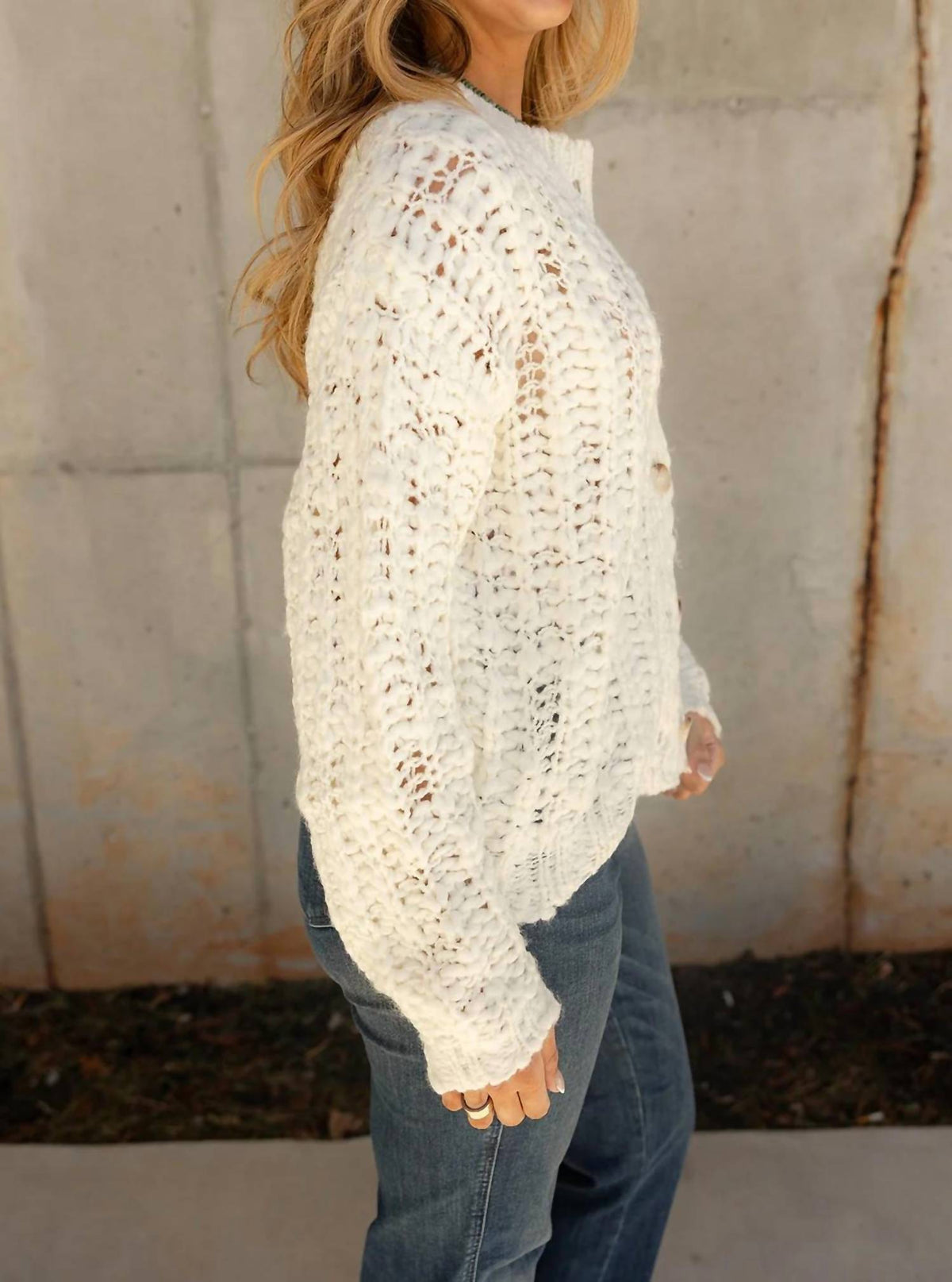 Aria Cable Knit Cardigan