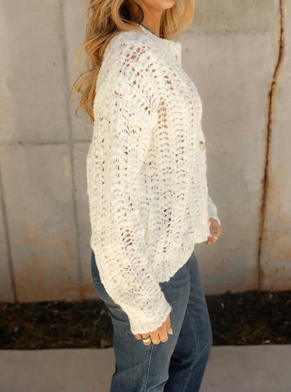 Aria Cable Knit Cardigan