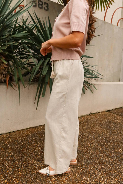 Sasha Wide Leg Drawstring Pants