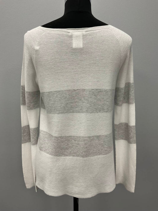STRIPED COTTON SWEATER