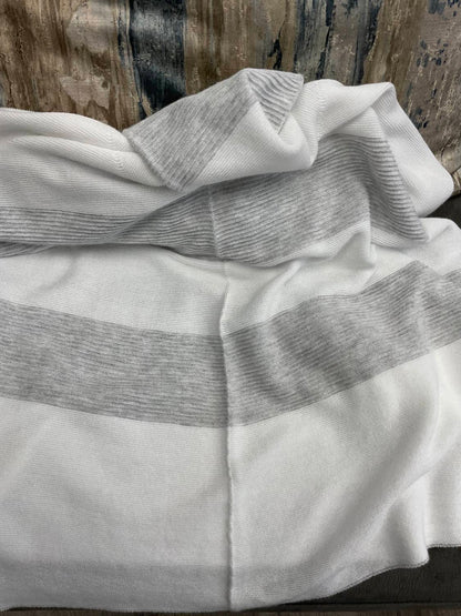 STRIPED COTTON SWEATER