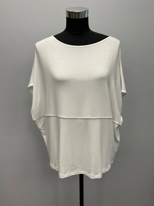 White monili trimmed top