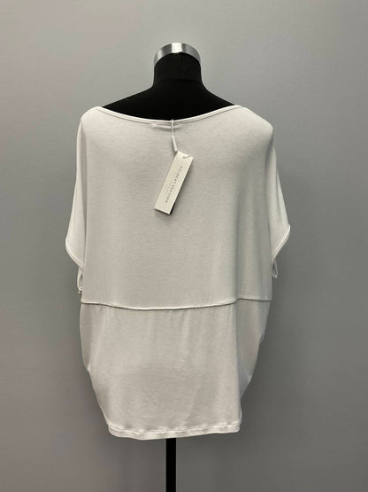 White monili trimmed top