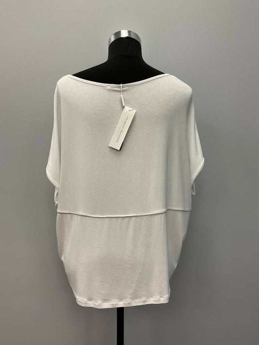White monili trimmed top