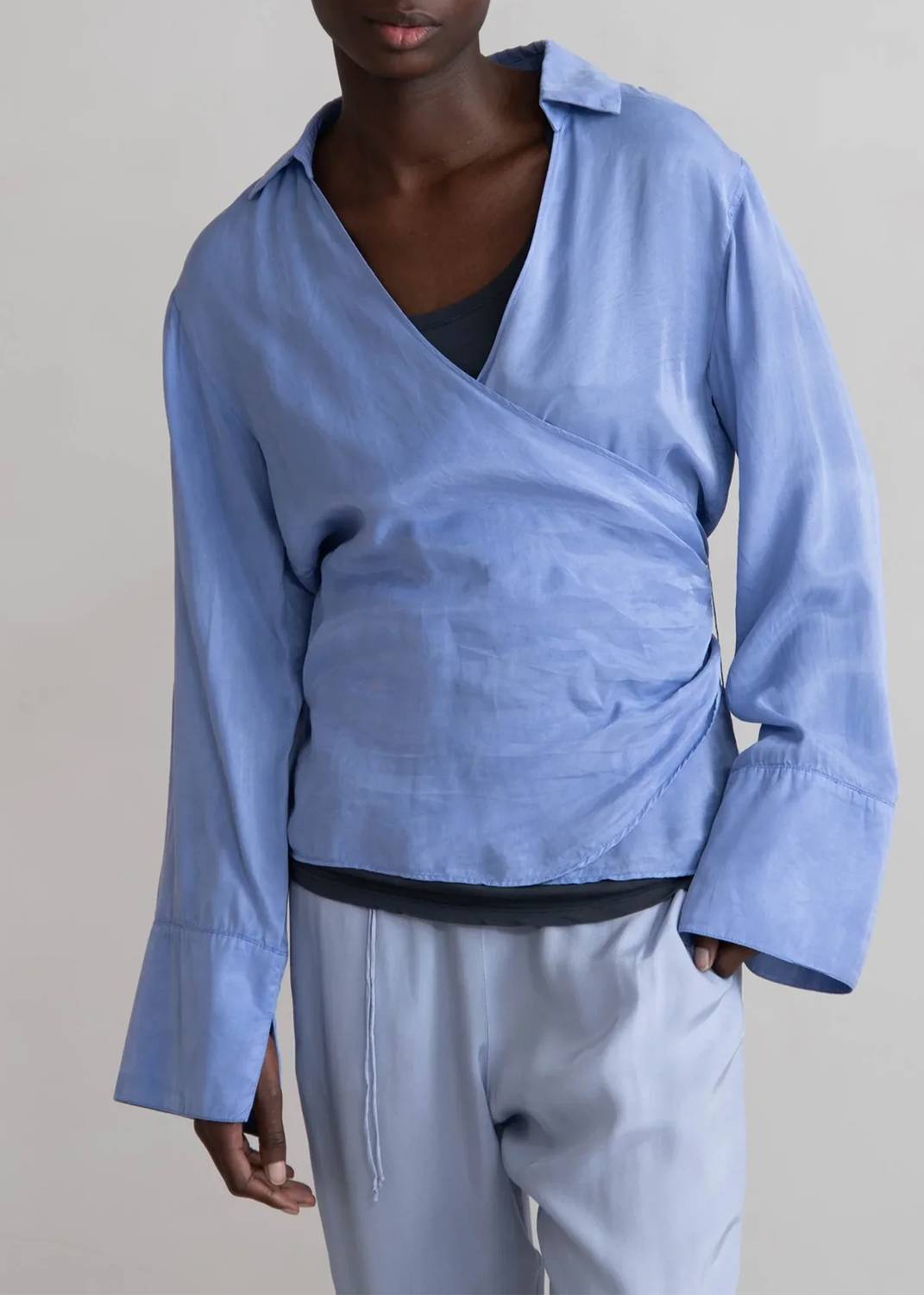Lee Wrap Style Blouse
