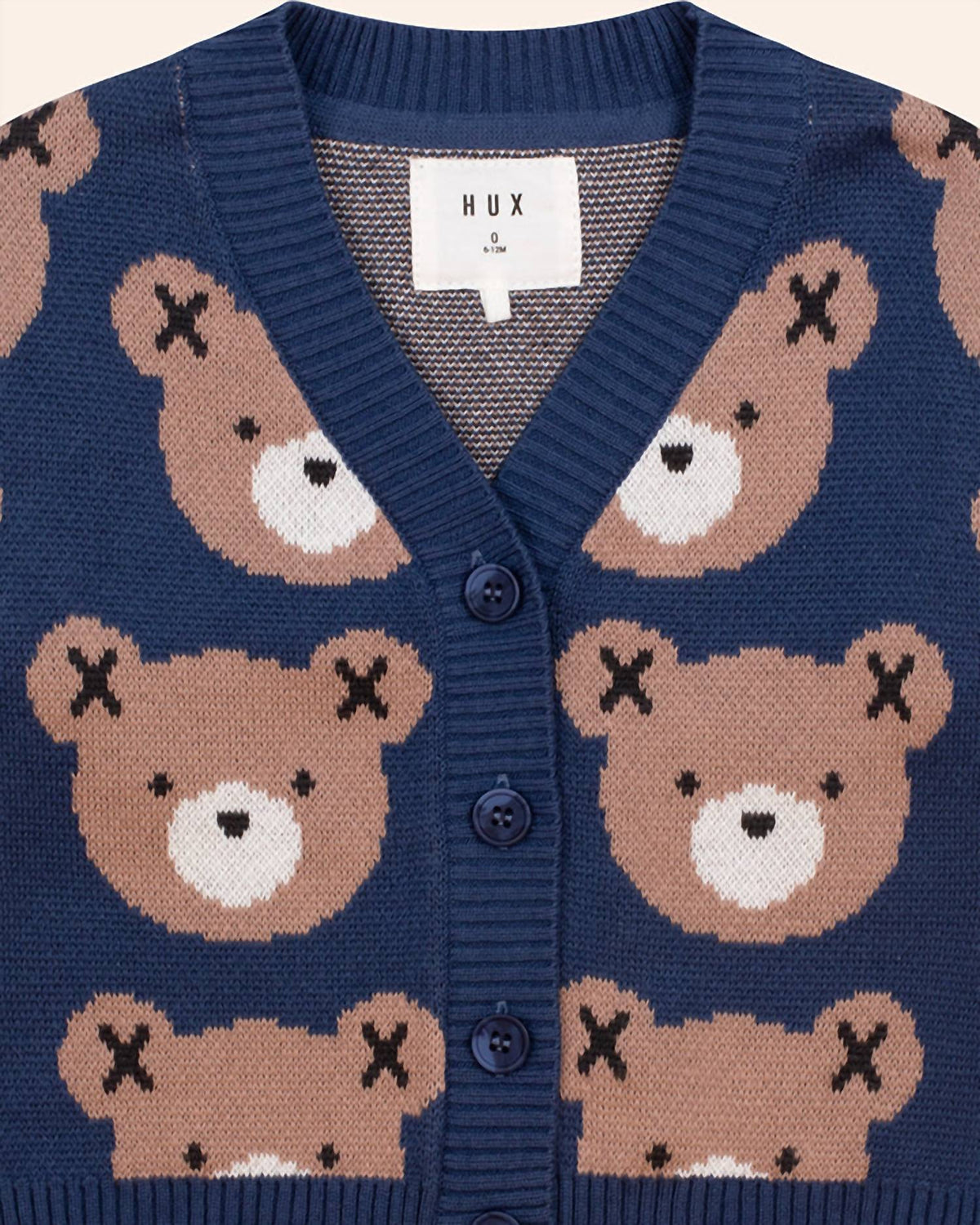 Boy's Huxbear Knit Cardigan