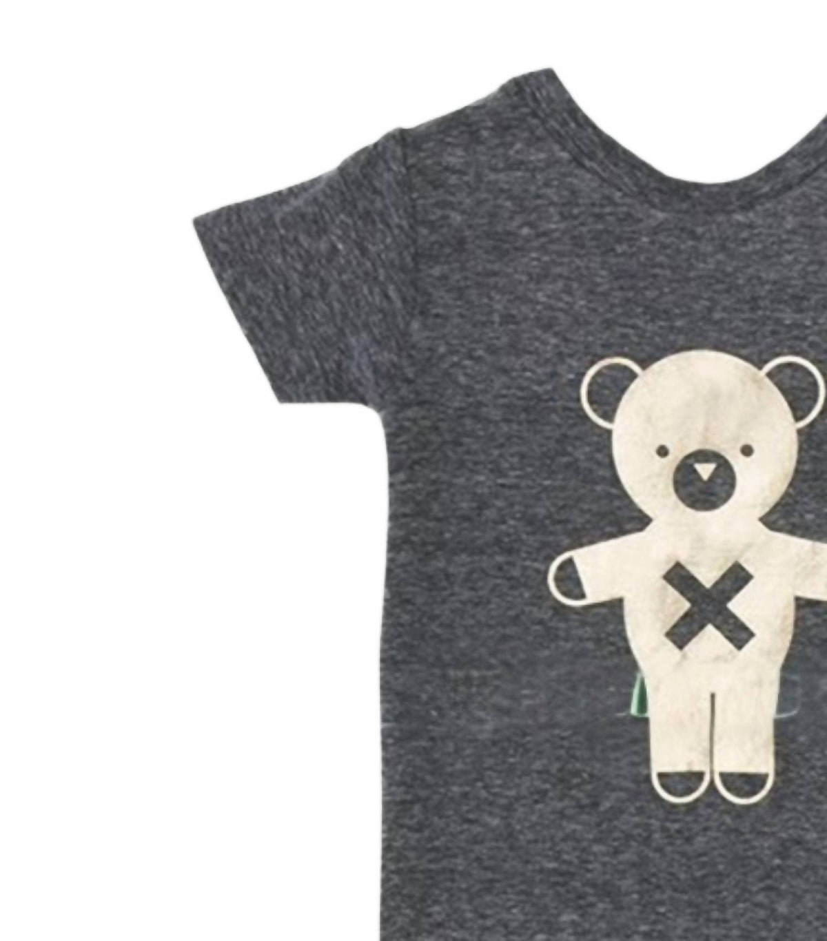 Kids Soldier Bear Short Slub Romper