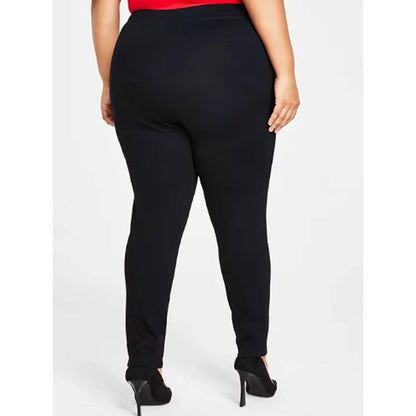 Women's Pull-on Mid Rise Ponte Pants - Plus