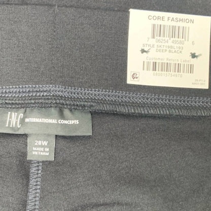 Women's Pull-on Mid Rise Ponte Pants - Plus