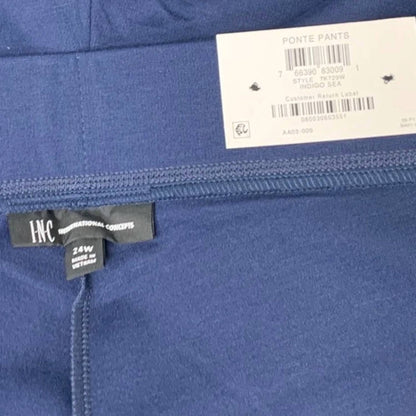 Women's Skinny Mid Rise Ponte Pants - Plus