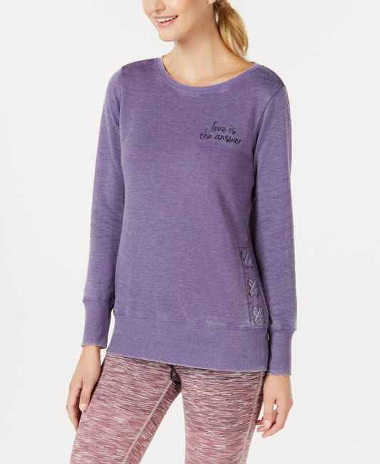 Activewear Graphic Side Tie Top