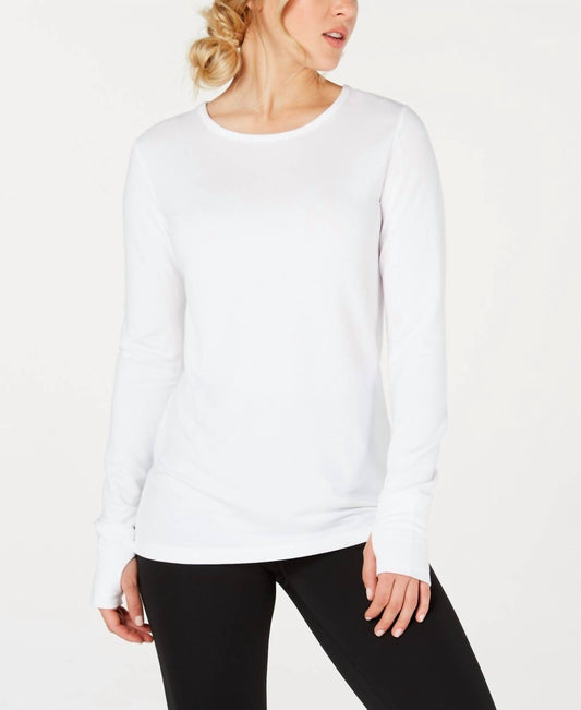 Crochet Back Long Sleeve Top