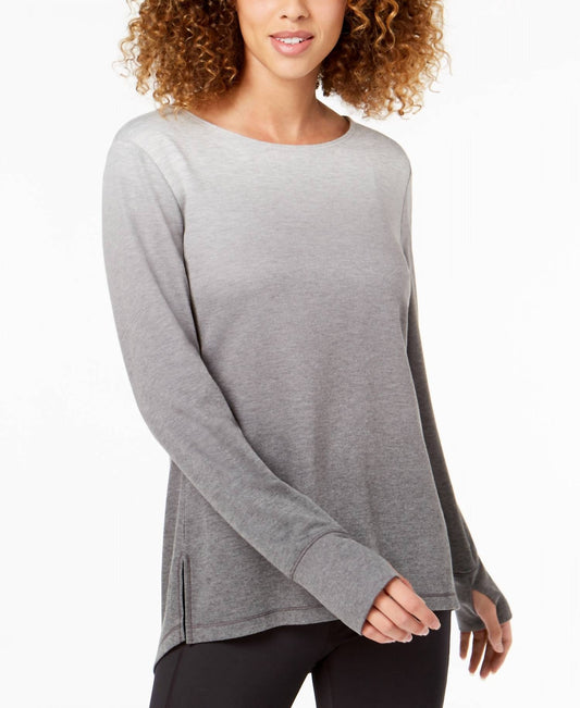 Cutout Back Gradient Top