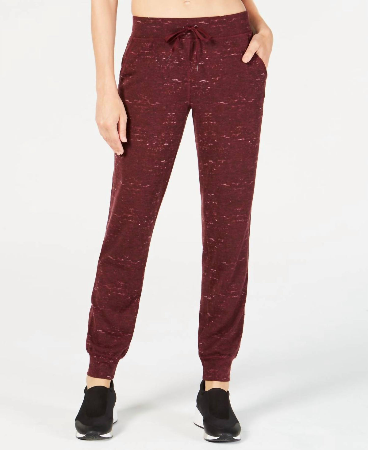 Women's Heathered Knit Jogger Pants