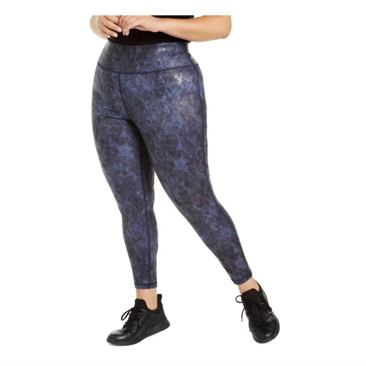 Women's Python Print Leggings - Plus