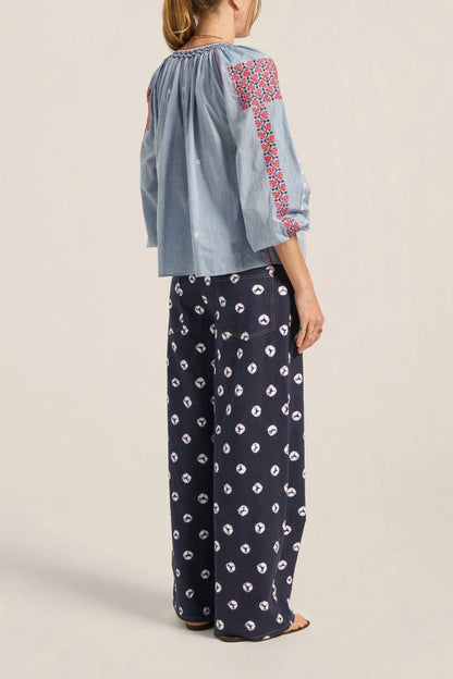 Helle 3/4 Sleeve Blouse