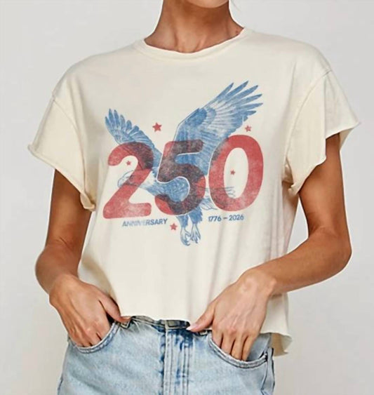 250th Anniversary Crop Graphic Tee