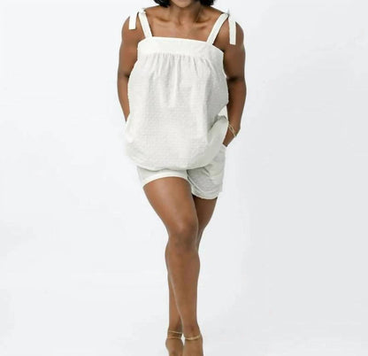 Dobby Day Bridal Shorty Set