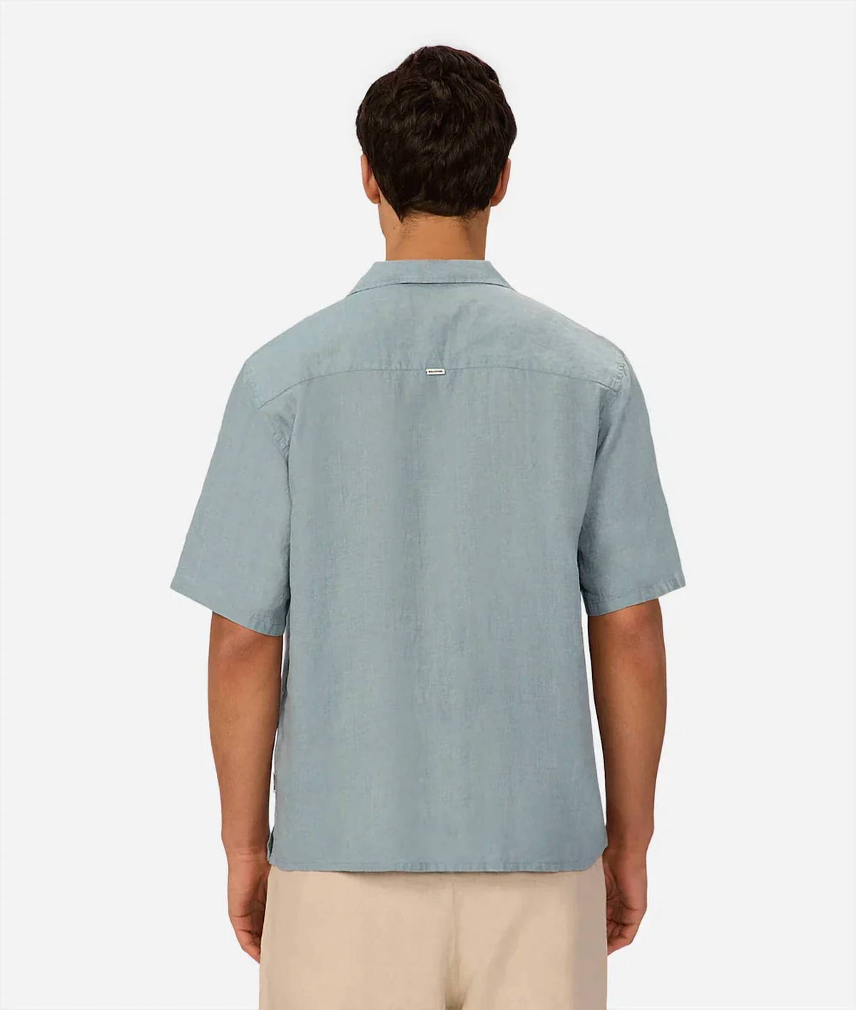 Men's St. Martins Linen Short Sleeve Shirt
