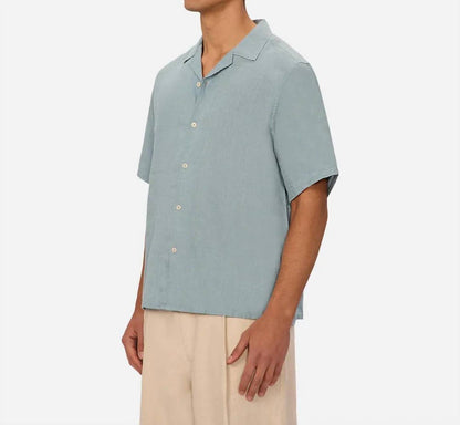 Men's St. Martins Linen Short Sleeve Shirt