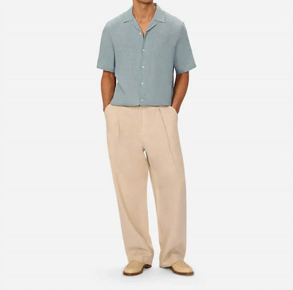 Men's St. Martins Linen Short Sleeve Shirt