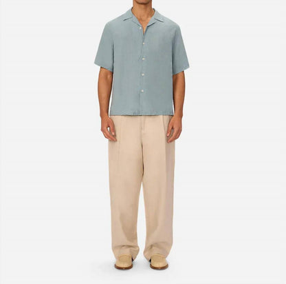 Men's St. Martins Linen Short Sleeve Shirt