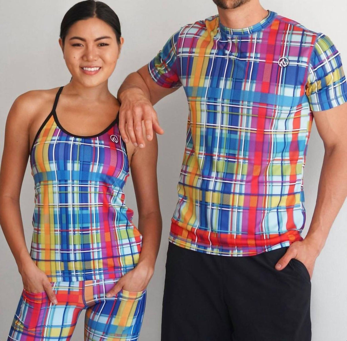 Rainbow Plaid Camisole