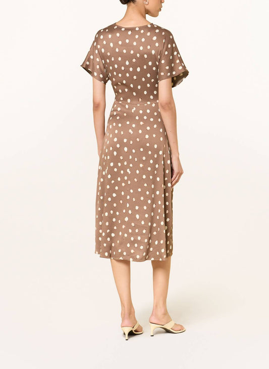InWear Women's Henri Fitted Dress in Brown Dot - view 2