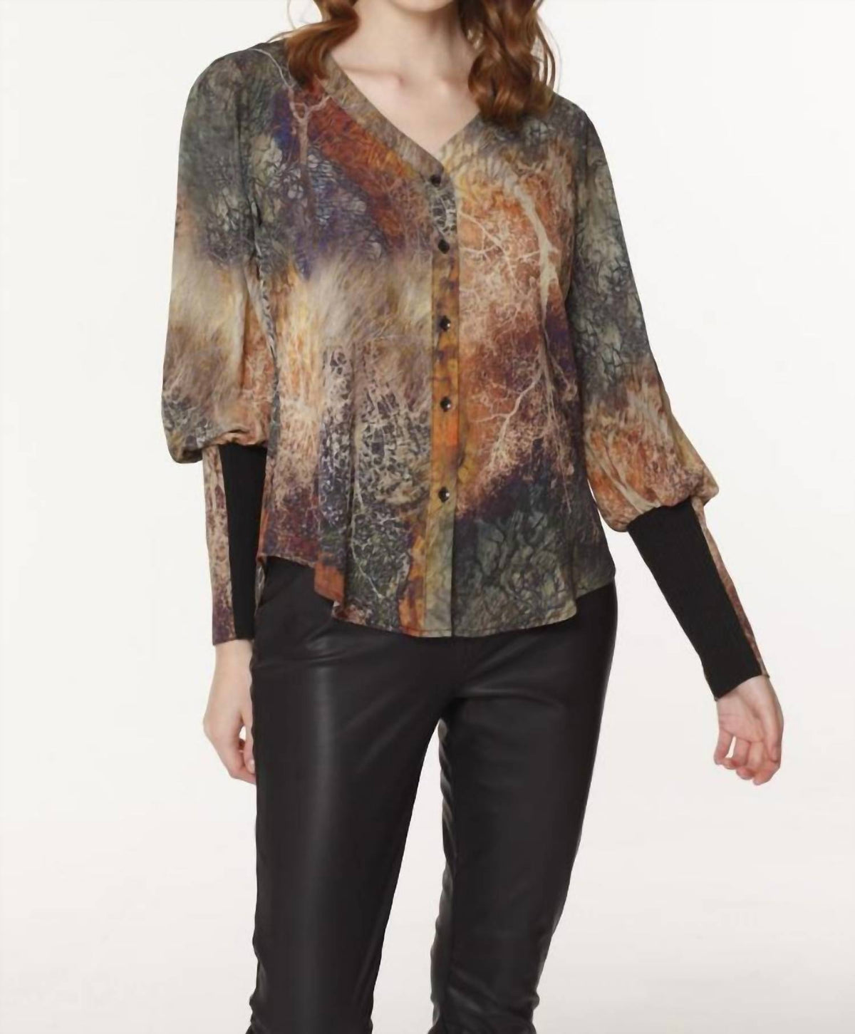 Fitted Sleeve Blouse