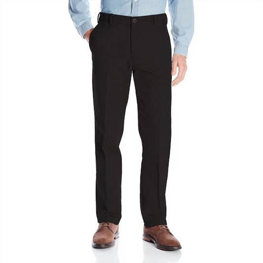 Men's Performance Stretch Straight Fit Flat Front Chino Pant