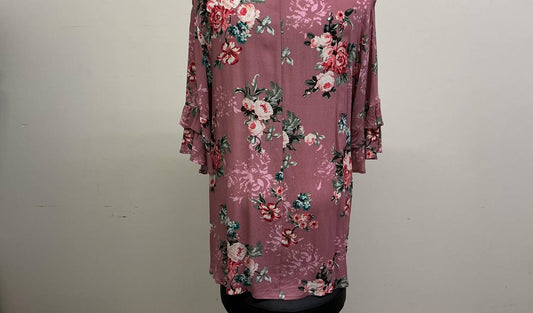 Women's Half Sleeve Top With Ruffles Top