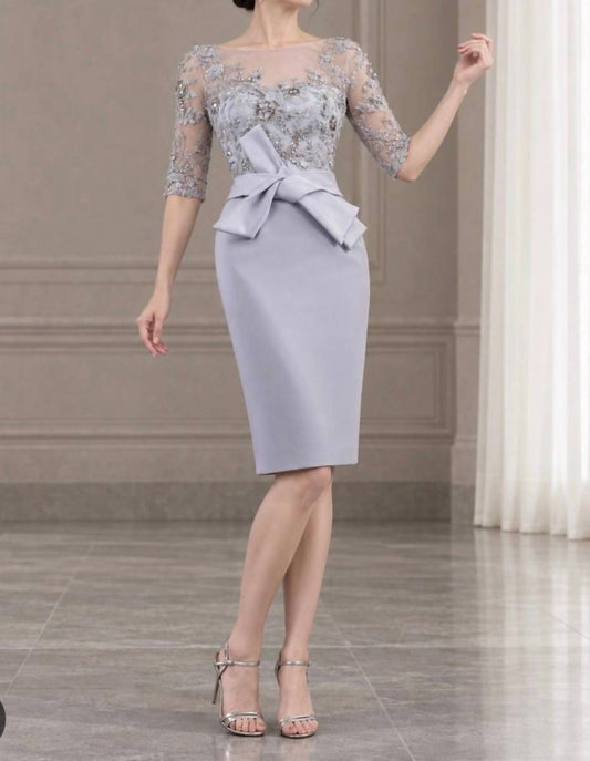 Women's Boat Neckline Mini Dress