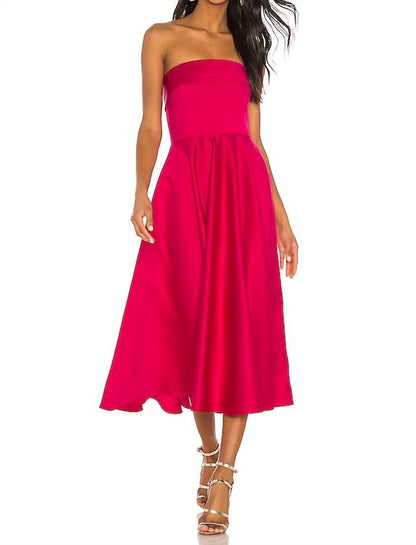 Pettigrew Strapless Midi Dress