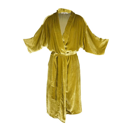 Silk Velvet Koi Kimono