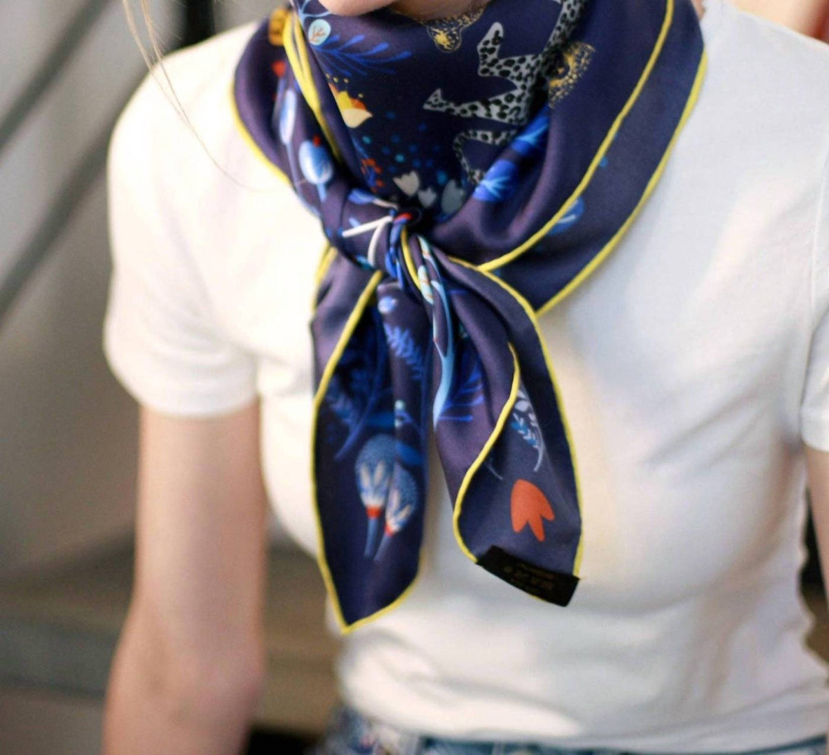 Women's Amazon Rainforest Journey Double Sided Silk Scarf