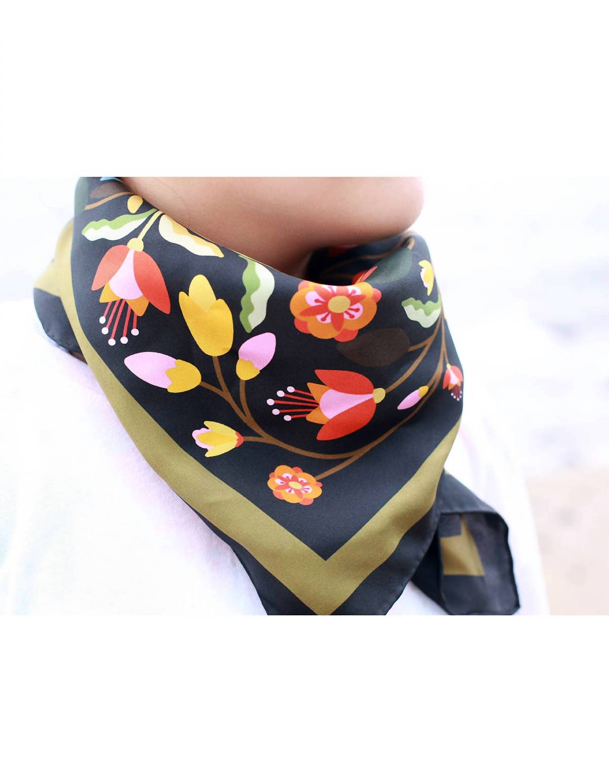 Women's Night Imagination Double Sided Silk Scarf