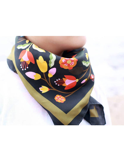 Women's Night Imagination Double Sided Silk Scarf