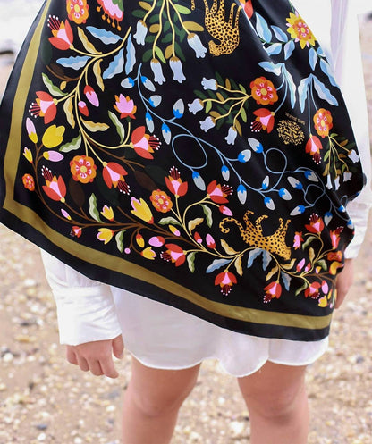Women's Night Imagination Double Sided Silk Scarf