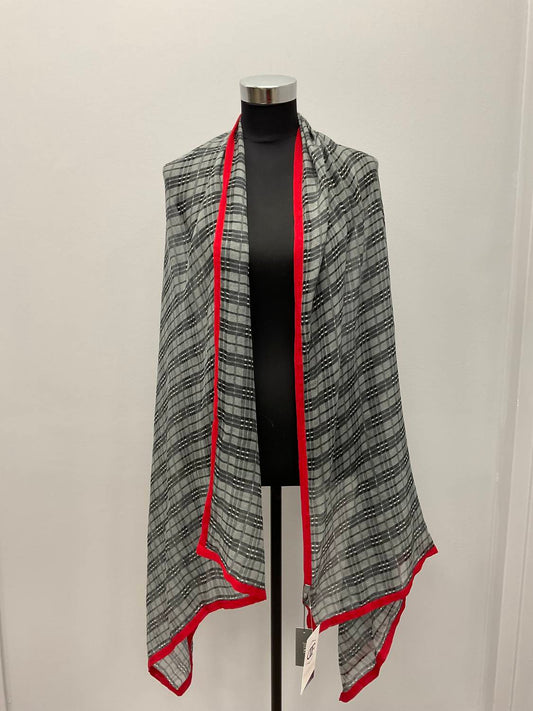 GREY CASHMERE SCARF
