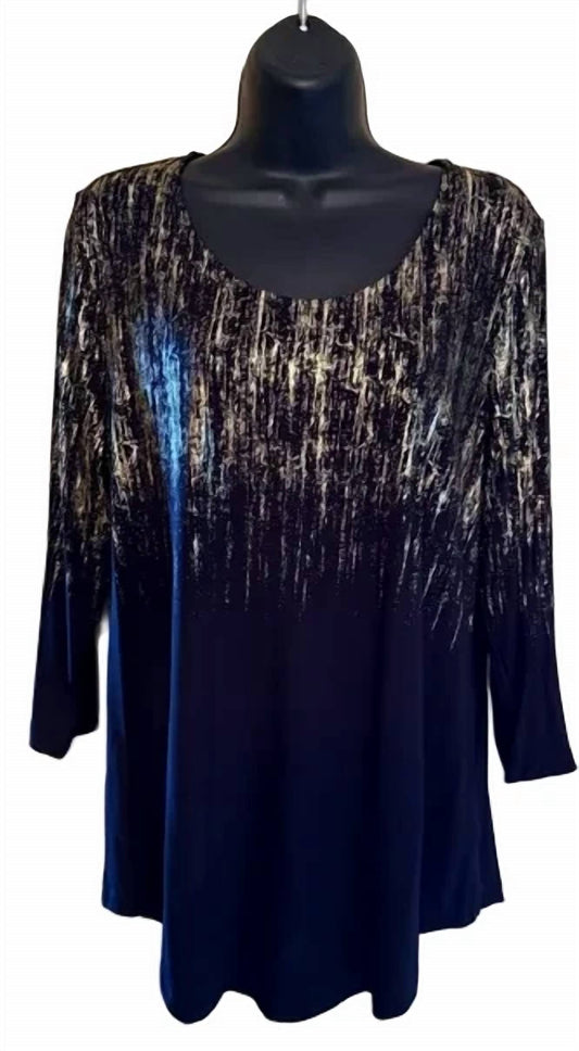Women's Trimmed Tunic Top