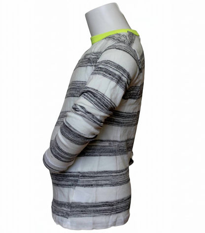 JOAHLOVE Kids Long Sleeve Stripe T-shirt in White - view 2