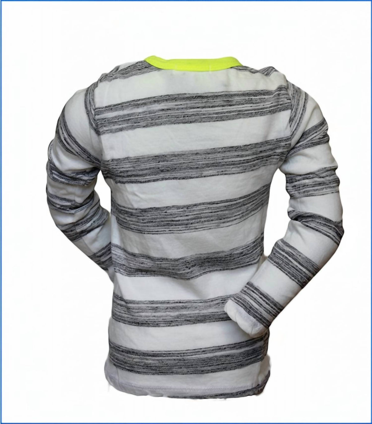 JOAHLOVE Kids Long Sleeve Stripe T-shirt in White - view 3