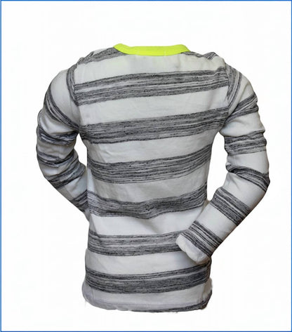 JOAHLOVE Kids Long Sleeve Stripe T-shirt in White - view 3