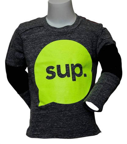 JOAHLOVE Kids Long Sleeve Sup T-shirt in Grey
