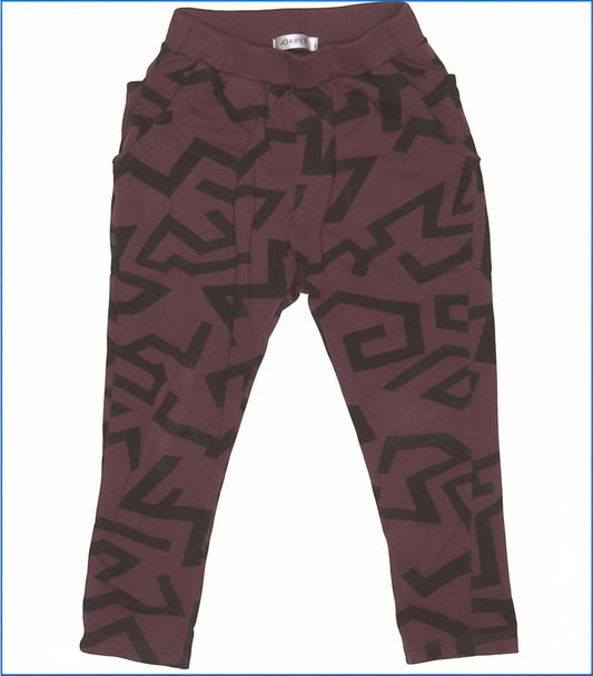 JOAHLOVE Kids Ricky-geo Pants in Maroon